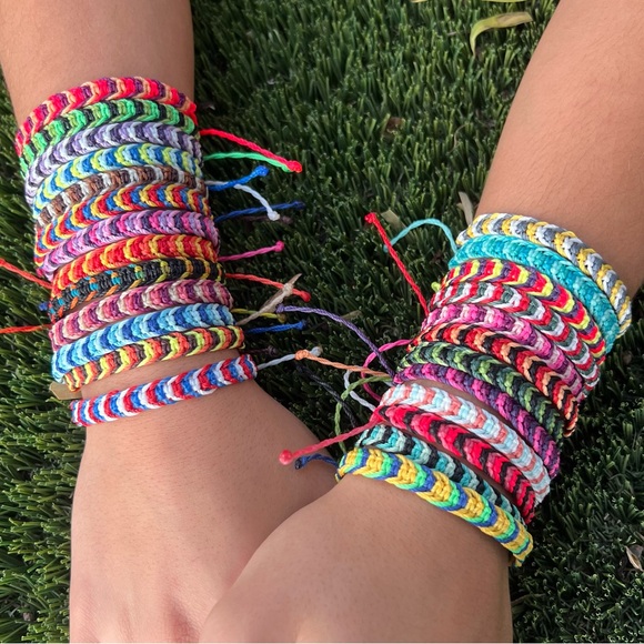 NWT Colorful Collection Braided Adjustable Bracelets - Picture 10 of 10